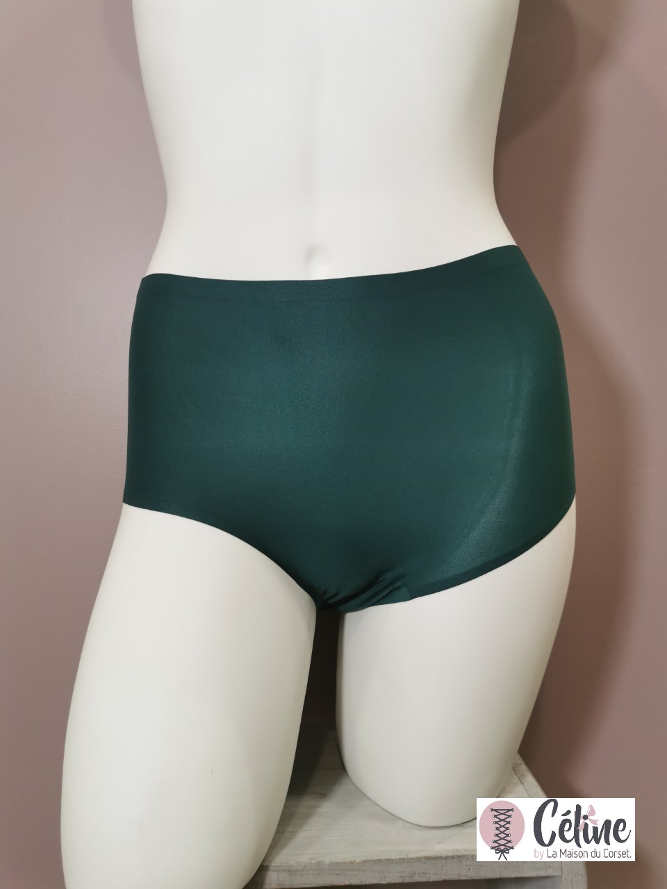 Culotte taille haute femme 24/7 Lace ELLE - Vert - Kiabi - 12.53€
